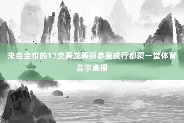 来自全市的12支舞龙舞狮参赛戎行都聚一堂体育赛事直播