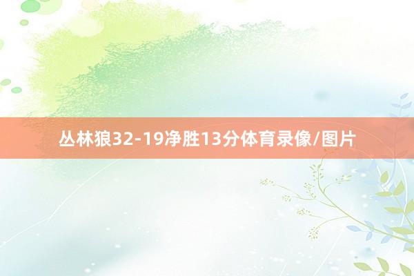 丛林狼32-19净胜13分体育录像/图片