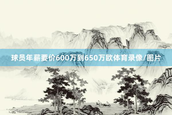 球员年薪要价600万到650万欧体育录像/图片