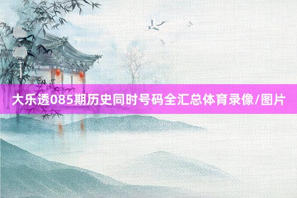 大乐透085期历史同时号码全汇总体育录像/图片