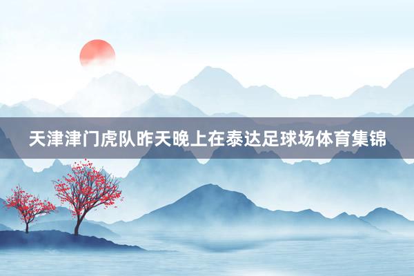天津津门虎队昨天晚上在泰达足球场体育集锦