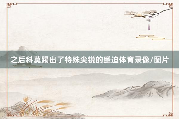之后科莫踢出了特殊尖锐的蹙迫体育录像/图片