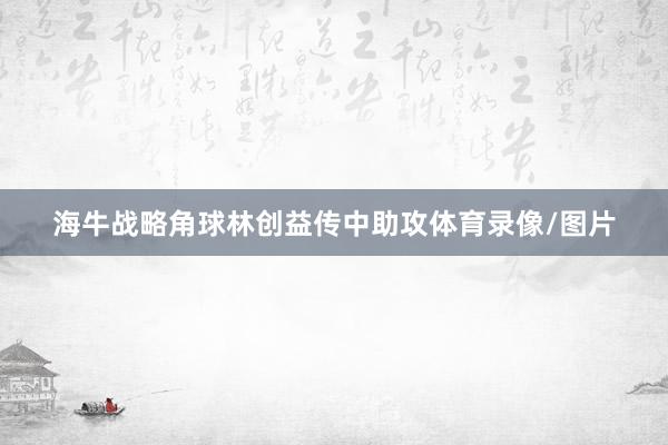 海牛战略角球林创益传中助攻体育录像/图片