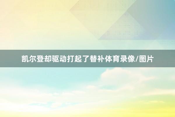 凯尔登却驱动打起了替补体育录像/图片
