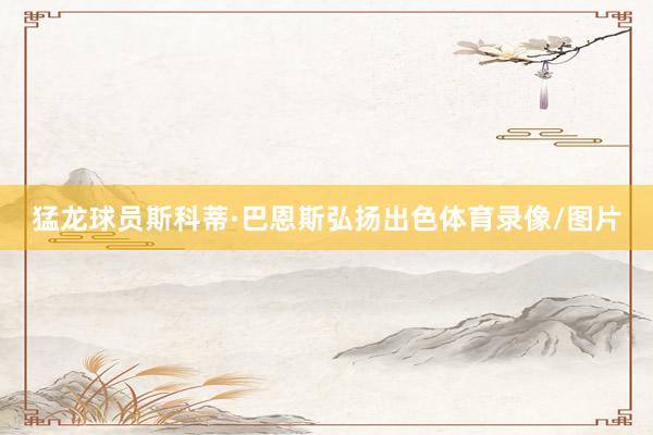 猛龙球员斯科蒂·巴恩斯弘扬出色体育录像/图片